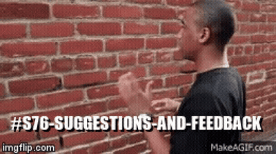Man Standing In Front Of Brick Wall With Suggestions And Feedback GIF