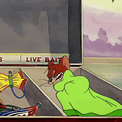 Man Standing In Front Of Bugs Sign GIF