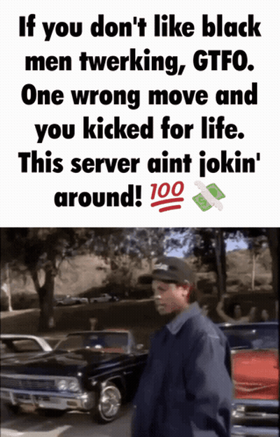 Man Standing In Front Of Car If You Don't Like Black Men Twerking GIF