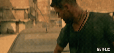 Man Standing In Front Of Car With Netflix GIF