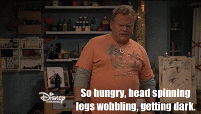 Man Standing In Front Of Disney Channel Sign GIF