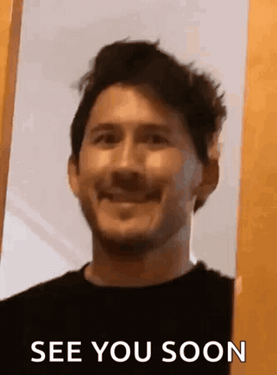 Man Standing In Front Of Door Saying See You Soon GIF