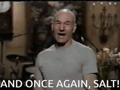 Man Standing In Front Of Drum Set Saying And Once Again Salt GIF