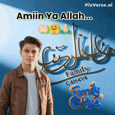 Man Standing In Front Of Family City Sign GIF