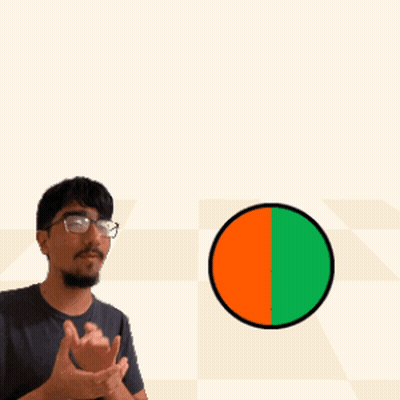 Man Standing In Front Of Fireball Grow Sign GIF