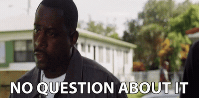Man Standing In Front Of House Saying No Question About It GIF