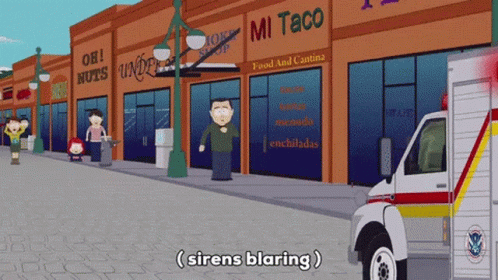 Man Standing In Front Of Mi Taco GIF