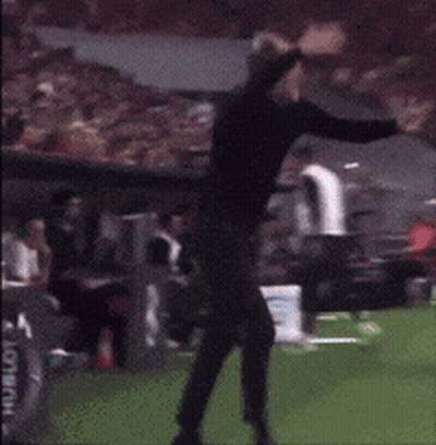 Man Standing In Front Of No Limits Sign GIF