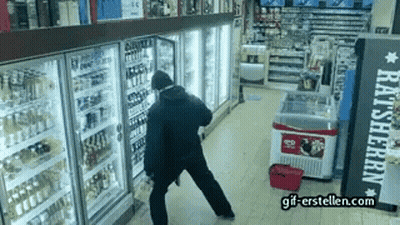 Man Standing In Front Of Raitsherra Refrigerator GIF