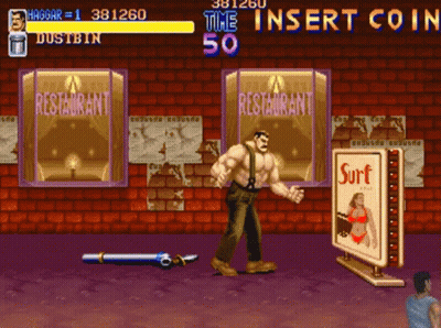 Man Standing In Front Of Restaurant GIF