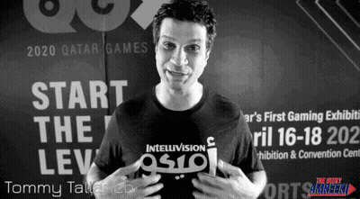 Man Standing In Front Of Start The Lev Poster GIF