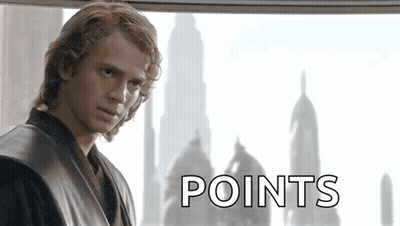 Man Standing In Front Of Window Saying Points GIF