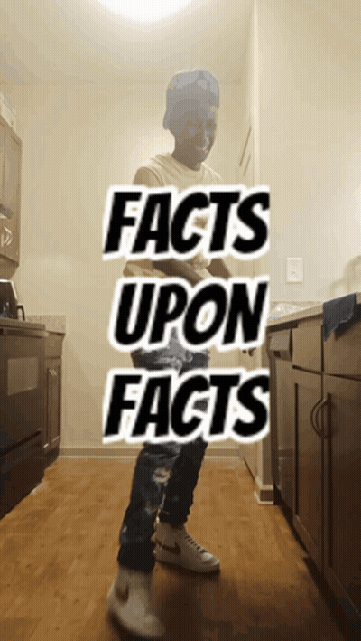 Man Standing In Kitchen Facts GIF