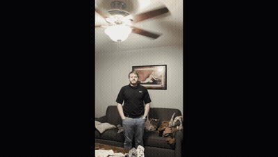 Man Standing In Living Room GIF