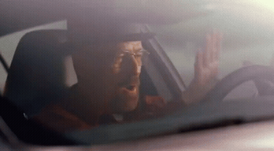 Man Standing In Room With CAM 001 GIF