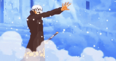 Man Standing In Snow With Outstretched Arms GIF