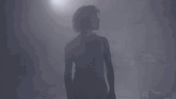 Man Standing In The Thick Mist GIF