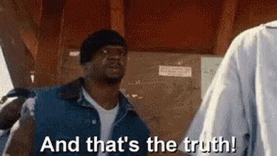 Man Standing Next To Another Saying That's The Truth GIF