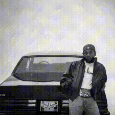 Man Standing Next To Black Car GIF
