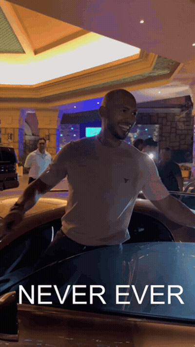 Man Standing Next To Car Never Ever GIF