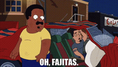 Man Standing Next To Car Saying Oh Fajitas GIF