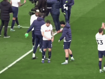 Man Standing Next To Emirates Fly Better Trophy GIF