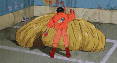 Man Standing Next To Red Motorcycle Saying Citizen GIF