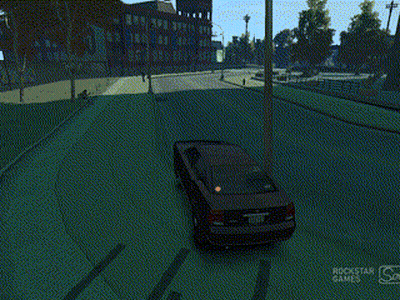 Man Standing Next To Rockstar Car GIF