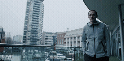 Man Standing On Balcony Jaydee GIF