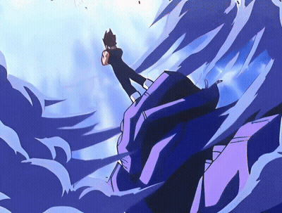 Man Standing On Rock With Blue Sky GIF