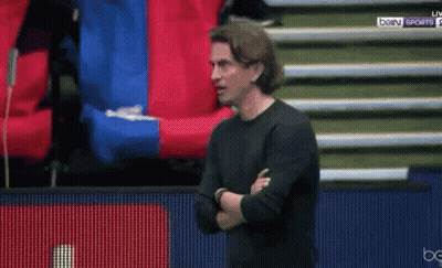 Man Standing On Soccer Field GIF
