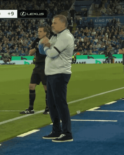 Man Standing On Soccer Field GIF