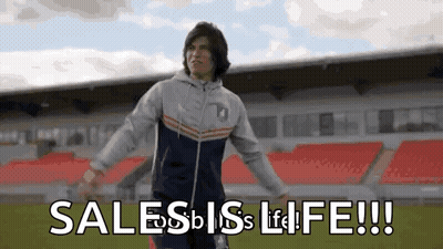 Man Standing On Soccer Field Sales Is Life GIF