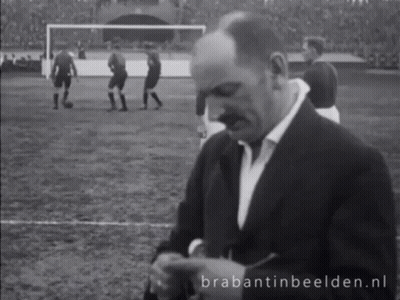 Man Standing On Soccer Field GIF