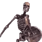 Man Statue Holding Sword And Shield Sticker