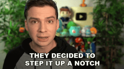 Man Step It Up A Notch With Toys GIF