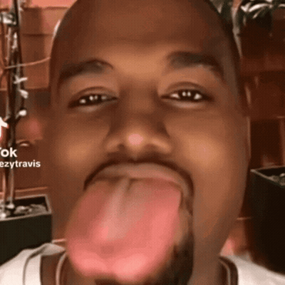 Man Sticking Tongue Out Saying Ezytravis GIF