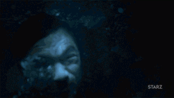 Man Struggling Drowns Inside Ship GIF