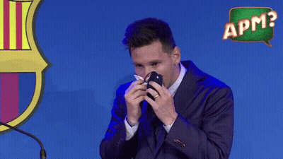 Man Suit And Tie Holding Phone FCB Logo GIF