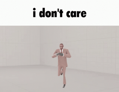 Man Suit Tie Running I Don't Care GIF