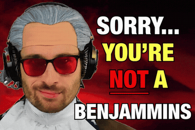 Man Sunglasses Headphones Sorry You're Not A Benjamins GIF