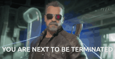 Man Sunglasses Leather Jacket You Are Next To Be Terminated GIF
