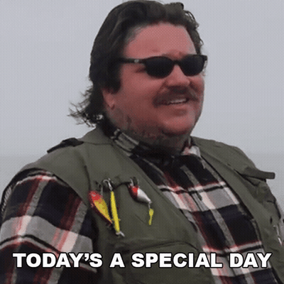 Man Sunglasses Plaid Shirt Saying Today's Special Day GIF