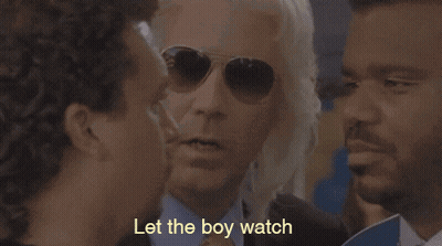 Man Sunglasses Telling Men Let The Boy Watch GIF