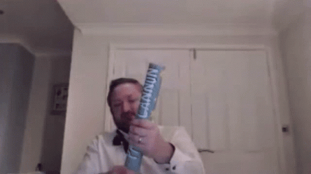 Man Surprise Confetti Cannon Pop GIF