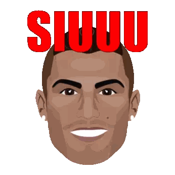 Man Surprised Saying Siuu Sticker