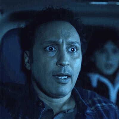 Man Surprised Sitting In Car GIF