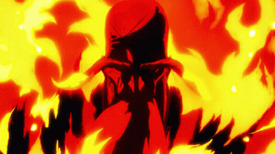 Man Surrounded By Fire GIF