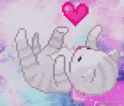 Man Surrounded By Pink Bows Zombie Meow GIF