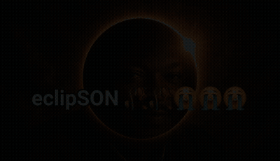 Man Surrounded By Sun Saying Eclipsen GIF